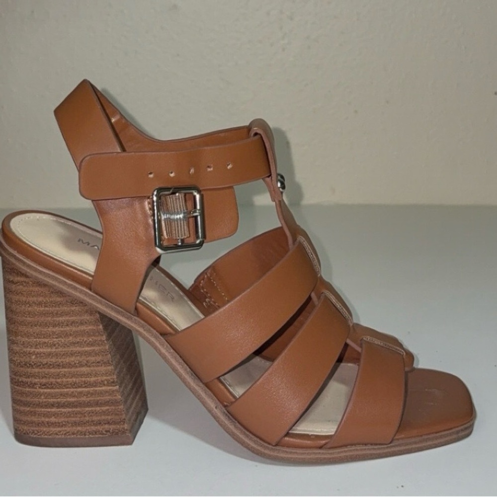 Marc Fisher MFForyst Brown Strappy Sandals Size 6M